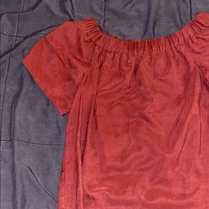 Of the shoulder dressy top